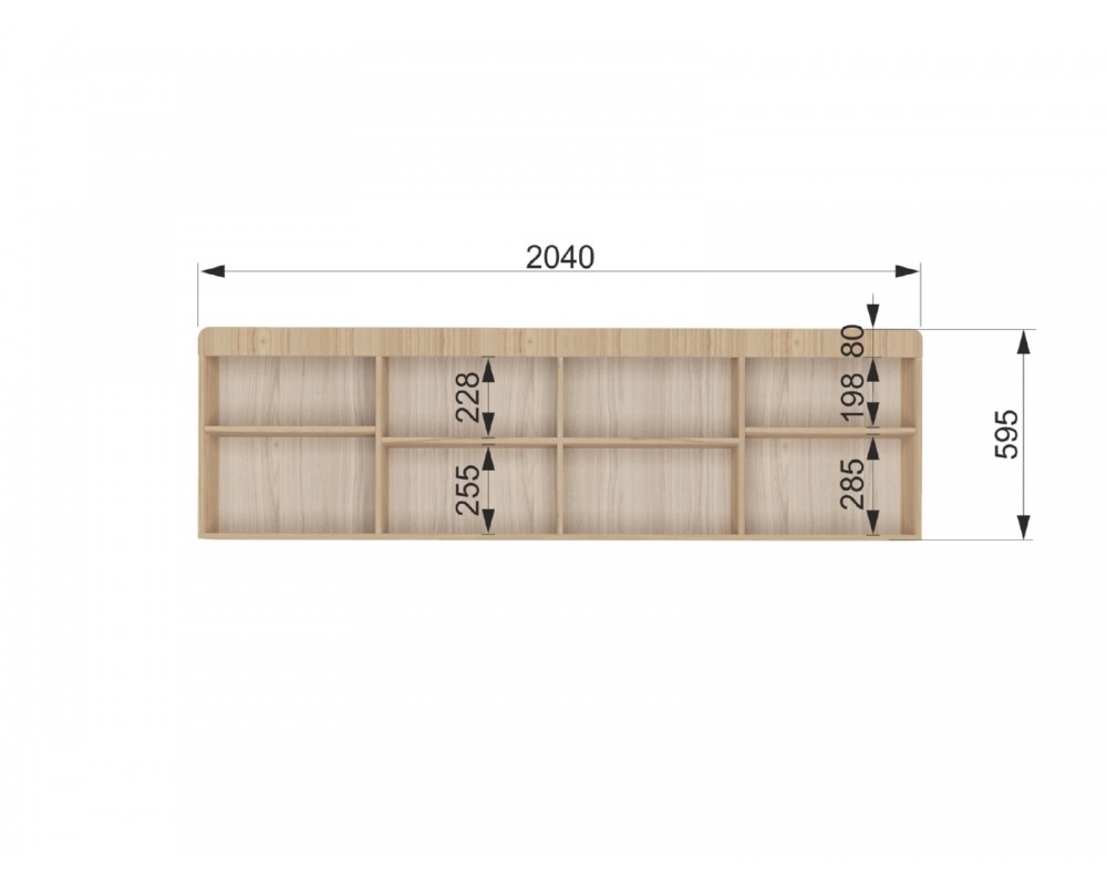Полка навесная Кот-4