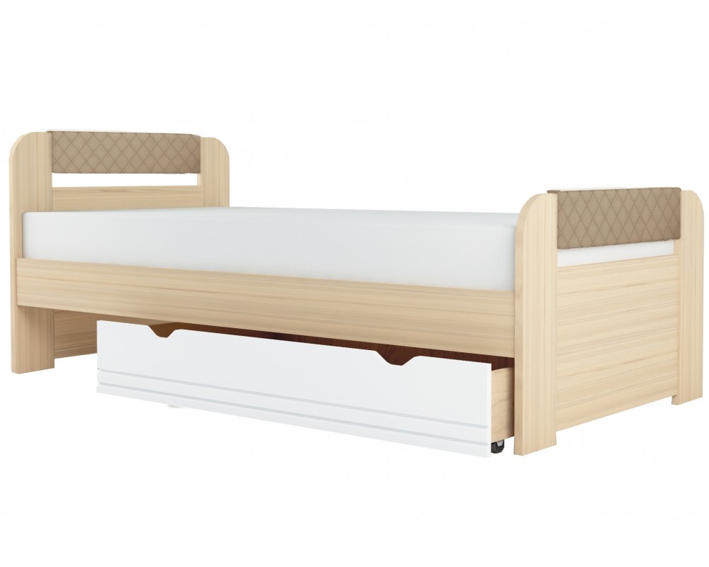 Кровать Стиль Кофе с молоком-1