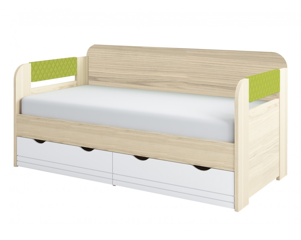 Кровать-тахта малая Стиль Лайм с подушками-1