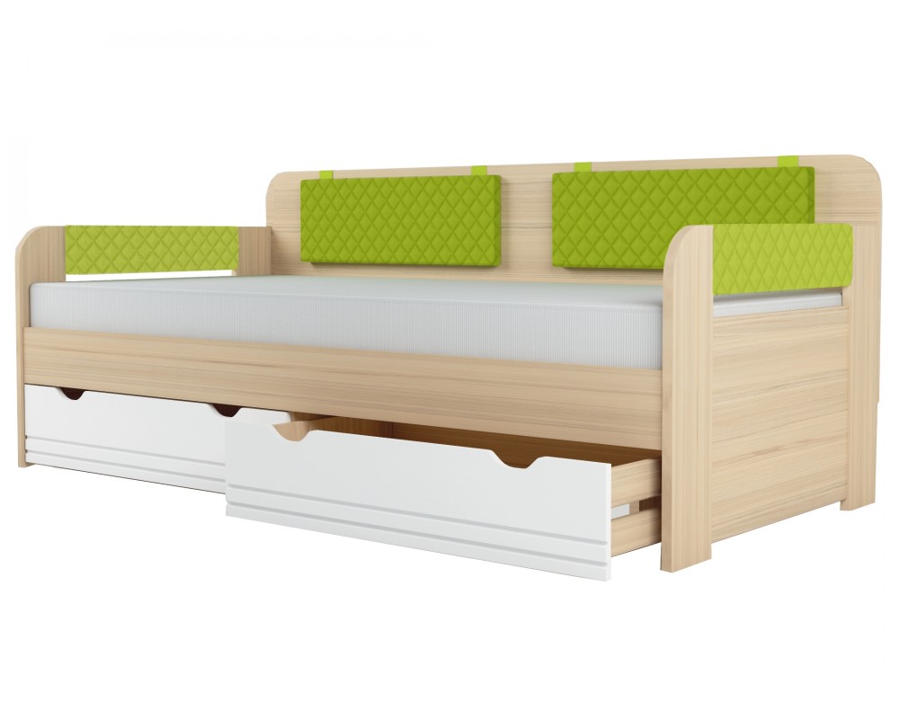 Кровать-тахта Стиль Лайм с подушками-0