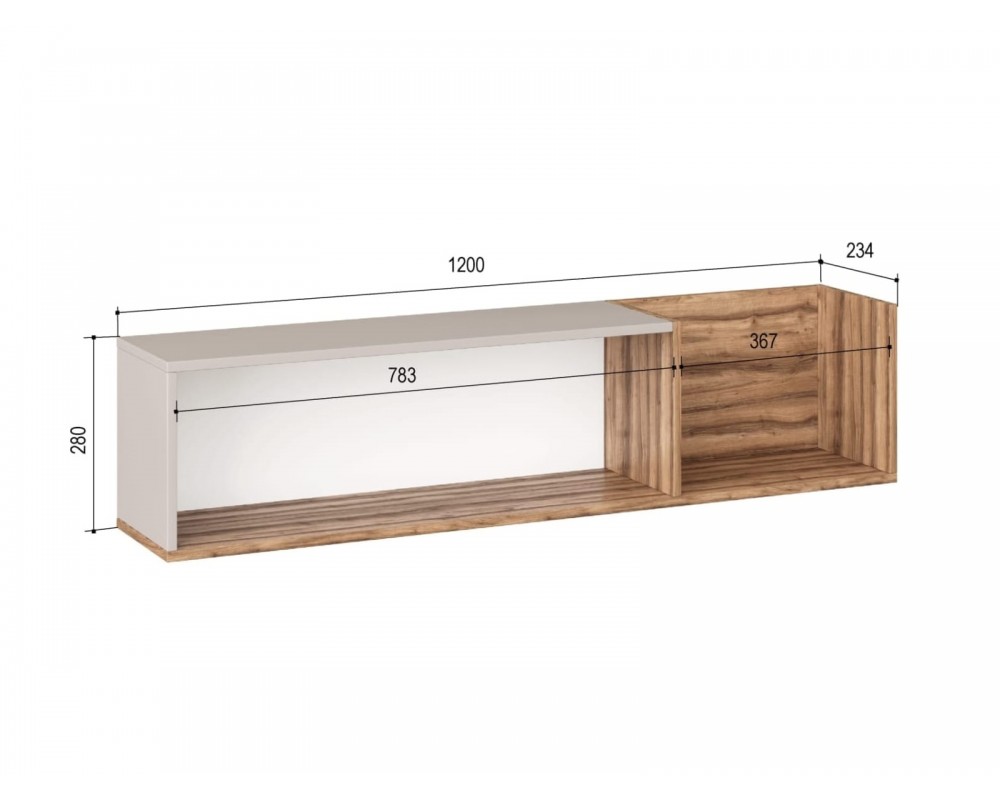 Полка навесная Авелано Чарли-2