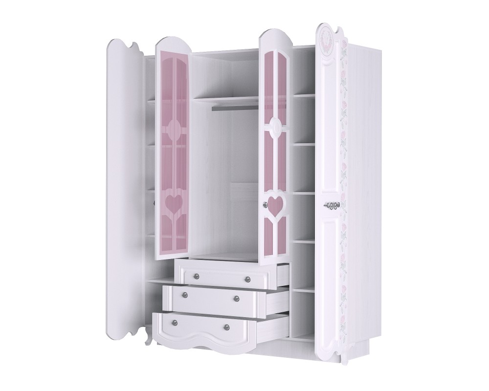 Шкаф четырехдверный Розалия-2