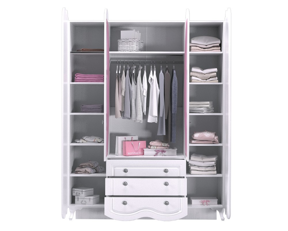 Шкаф четырехдверный Розалия-4