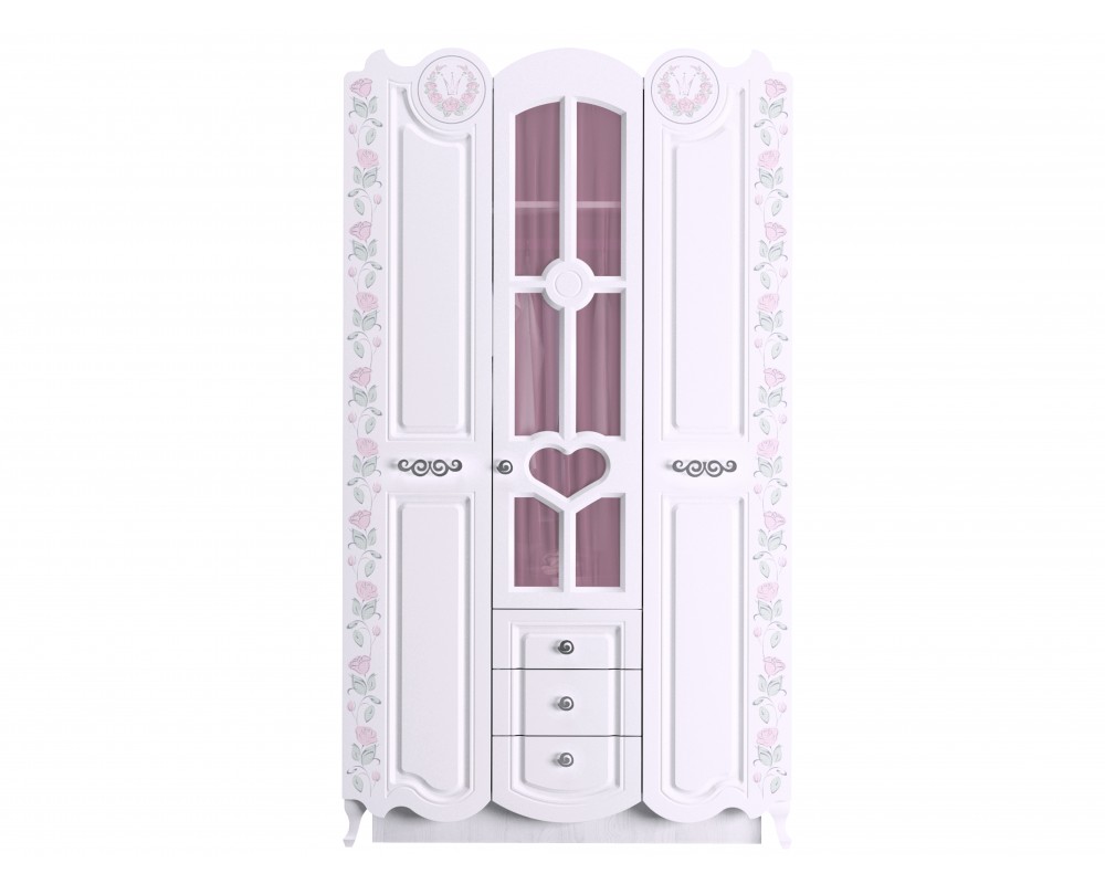 Шкаф трехдверный Розалия Шкаф трехдверный Розалия-1