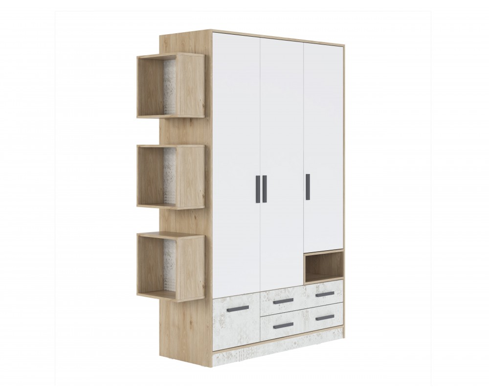 Шкаф трехдверный и полки Алиса Шкаф трехдверный и полки Алиса-0