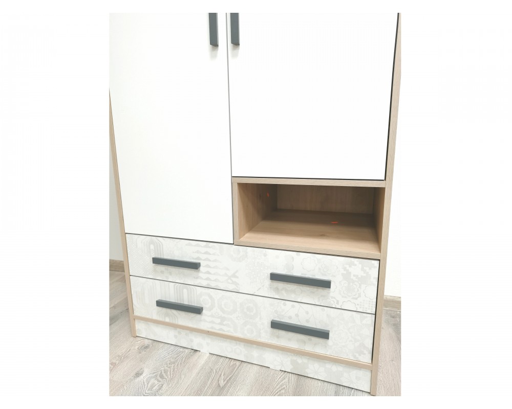 Шкаф двухдверный и стеллаж Алиса Шкаф двухдверный и стеллаж Алиса-7