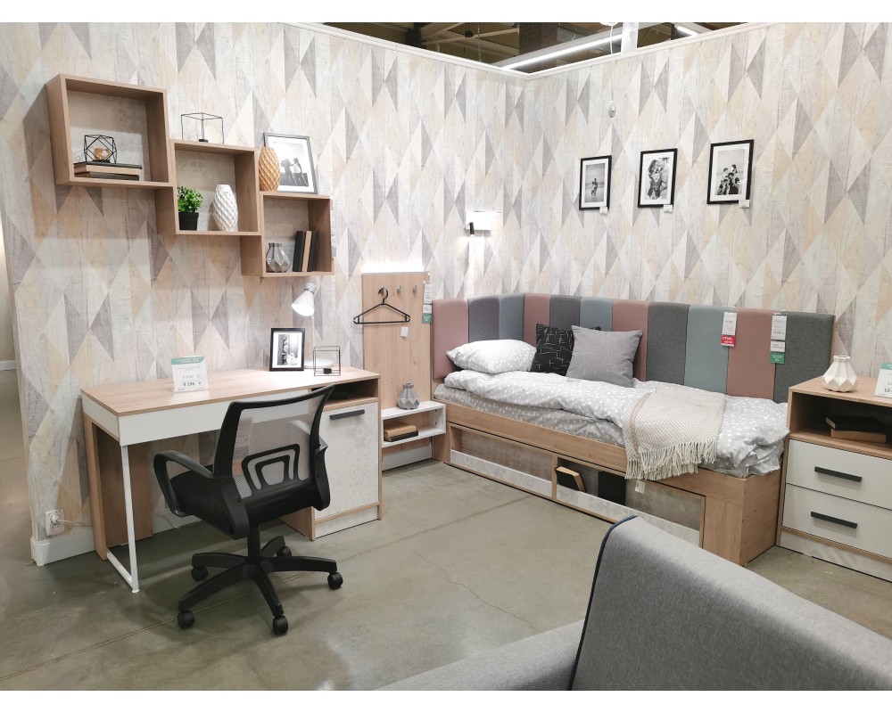 Кровать угловая 0,8 Алиса с мягкой спинкой Кровать угловая 0,8 Алиса с мягкой спинкой-3