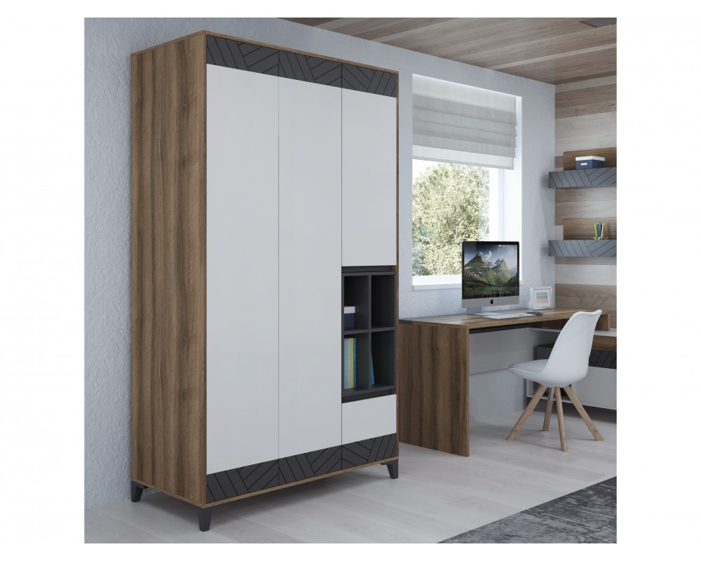 Шкаф трехдверный Гринвич-2