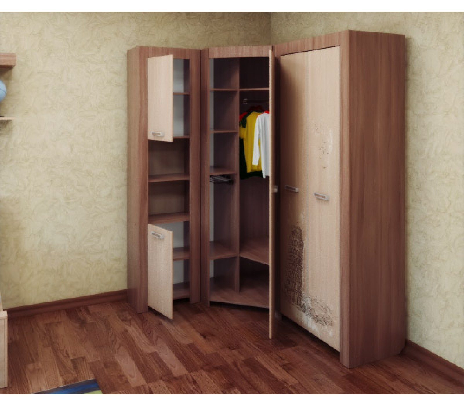 Шкаф угловой Лион модуль №16 МСТ.мебель